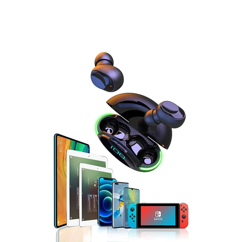 Y80 New Bluetooth Earphones Tws Wireless Sports Running Waterproof Noise Reduction Gaming Esports Mobile Digital Display